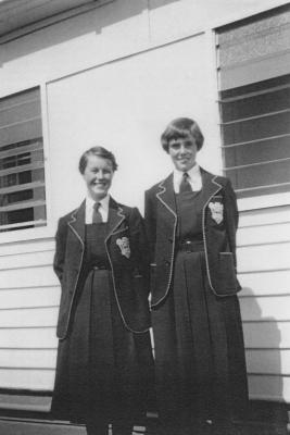 Margaret Thomson and Helen Gardiner 1957