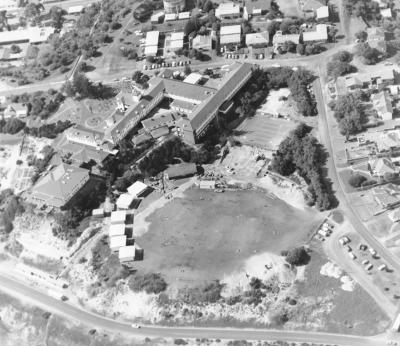 BSHS During The Construction Of The Gymnasium c.1983