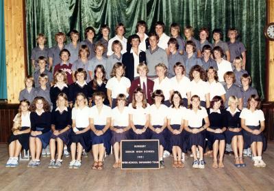 BSHS Inter-school Swimming Team 1981