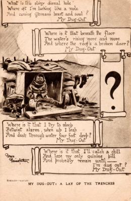 Bruce Bairnsfather cartoon postcard 1