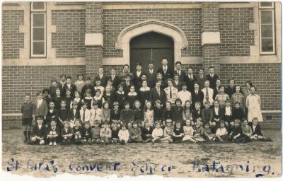 Pupils at St Rita's Convent