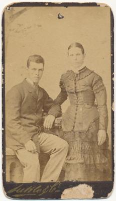 William Grover and his mother Bridget Grover nee Noonan