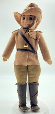 Australian Light Horseman doll - front