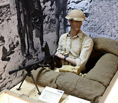 Mannequin Display, World War 2, North Africa, Defence of Tobruk, 1942