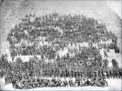 World War 1, Eastern Mediterranean, Egypt, Cheops Pyramid, 11 Battalion, 1915