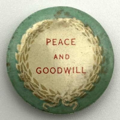 World War 1, Home Front, Commonwealth Button Fund (30) - "Peace and Goodwill"