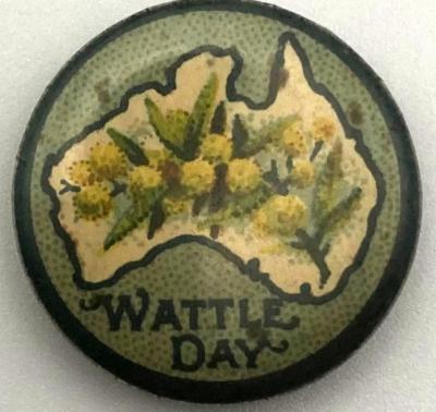 World War 1, Home Front, Commonwealth Button Fund (24), Wattle Day, 1917