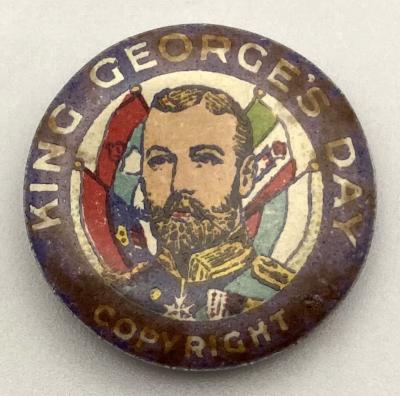 'King George's Day' fundraising button 1916 - small size