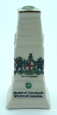 Arcadian China crested ware - London Cenotaph - front view