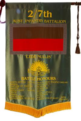 World War 2, Western Australia, Commemorative Banner, 2/7 Battalion AIF