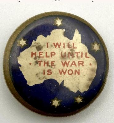 World war 1, Home Front, Commonwealth Button Fund, Win the War Day, 1917