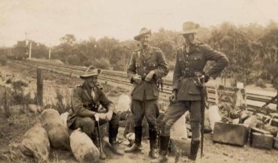 Inter War, Western Australia, Clackline, FITZHARDINGE, MONTIPOTR, CLIFTON, 103 Howitzer Battery