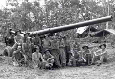 World War 2, South West Pacific, New Guinea, 2/3 Field Regiment, 1945