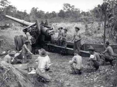 World War 2, South West Pacific, New Guinea, 2/3 Field Regiment, 1945