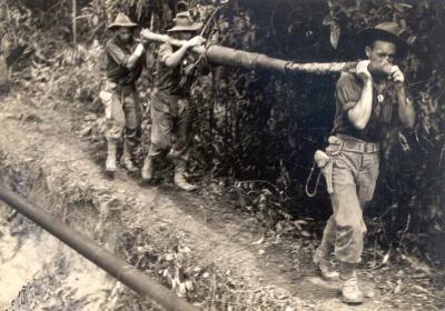 World War 2, South West Pacific, Borneo, Tarakan, 2/7 Field Regiment, 1945