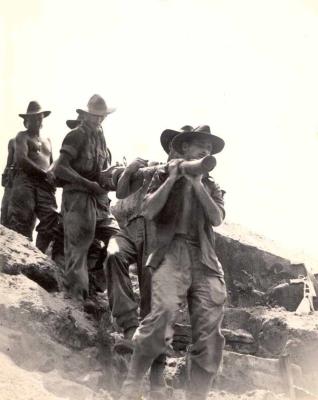 World War 2, South West Pacific, Borneo, Tarakan, 2/7 Field Regiment, 1945