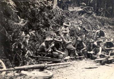 World War 2, South West Pacific, Borneo, Tarakan, 2/7 Field Regiment, 1945