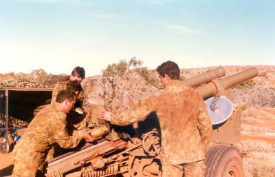 Post 1945, Western Australia, Exmouth, GREY, GRAHAM, LISMANIS, 7 Field Battery.1989