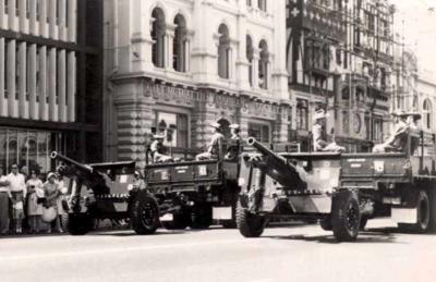 Post 1945, Western Australia, Perth, 3 Field Regiment RAA, Anzac Day parade, 1960