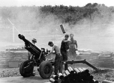 Post 1945, South East Asia, Vietnam, Fire Support Base Horseshoe, 161 Battery, Royal New Zealand Artillery, 1966