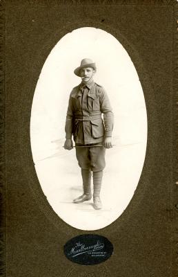 Black & White Photograph of Pte. David SCOTT 613 16th Battalion