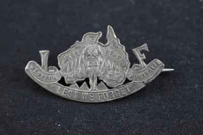 “Ever Ready – Blackboy Hill Camp Western Australia – Lest We Forget” Lapel Pin