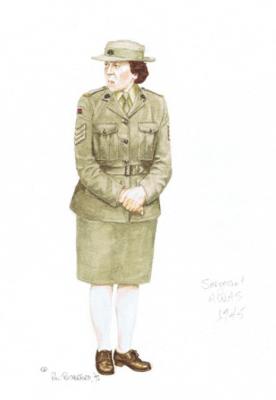 World War 2, Australia, Australian Women's Army Service, 1944