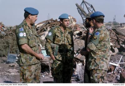 Post 1945, Iran and Iraq, Peacekeeping, United Nations Iran-Iraq Military Observor Group, 1988 - 1991