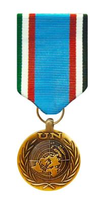 Medal, Post 1945, Peacekeeping, United Nations Iran-Iraq Military Observor Group, 1988 - 1991