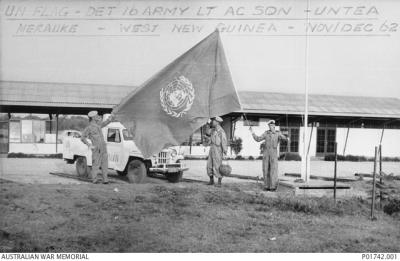 Post 1945, Peacekeeping, The United Nations Temporary Executive Authority in West New Guinea (UNTEA), 1962 - 63