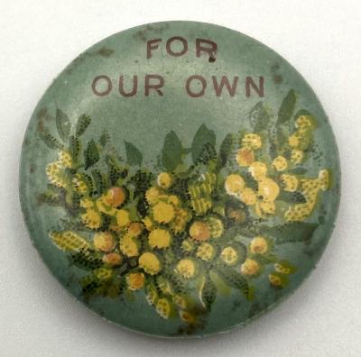 'Wattle Day' fundraising button 1917 - large size