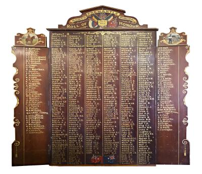 World War 1, Honour Board, Municipality of North Fremantle.