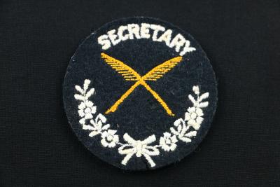 St John Ambulance Secretary Cloth Patch