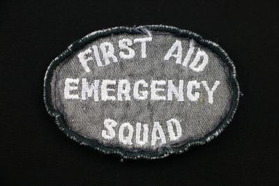 First Aid Emergency Squad Cloth Patch