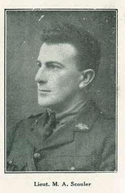 Not Forgotten, 1078 Lieutenant Matthew Allison SCOULER, 8 Machine Gun Company, , World War 1