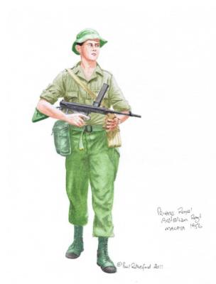 Post 1945, South East Asia, Malaya, Royal Australian Regiment, 1956