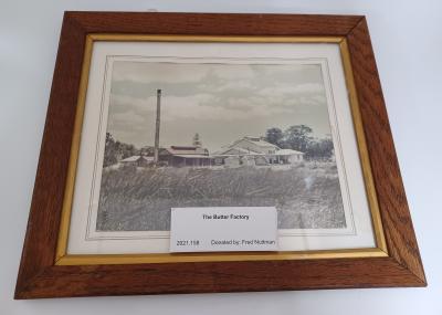 Framed photograph of The Butter Factory