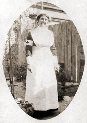 Elizabeth Sheppard In World War I Masseuse Uniform