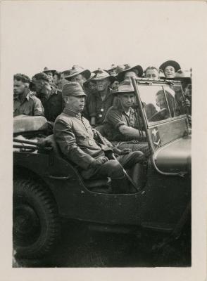 Photograph of the Japanese surrender to Australia in 1945