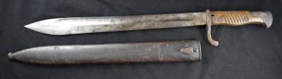 First World War German Mauser M1898/05 Bayonet with Scabbard