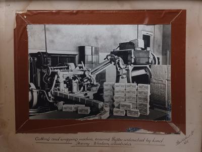 Framed Photograph - Sunny West machinery