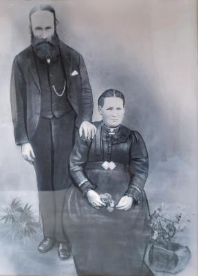 Framed Photograph - Charles & Ellen Harris