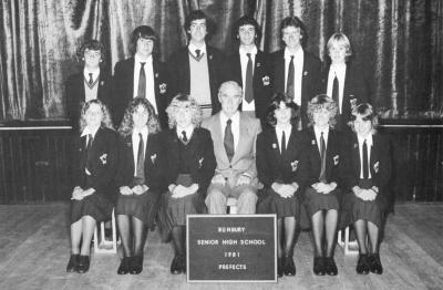 BSHS Prefects 1981
