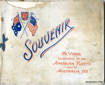 Front cover of souvenir booklet