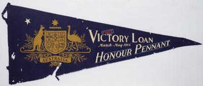 Pennant in Commemoration of First Victory Loan