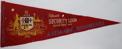 Special Award Pennant for Security Loan