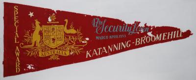 Special Award Pennant for Security Loan