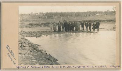 Opening of Katanning Water Supply