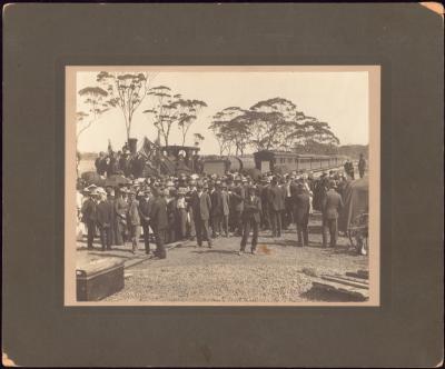 Opening of the Railway Line from Katanning to Nyabing