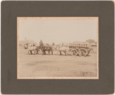 Horse Team, Wagon and Grain